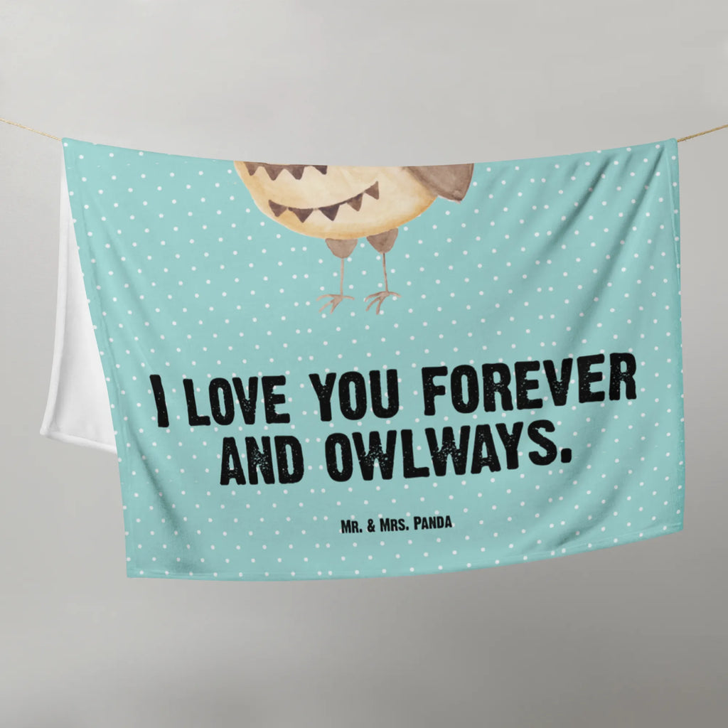 Kocyk dla niemowląt sowa zadowolona Babygeschenk, Babyecke Kuscheldecke, Babydecke, Geschenk Geburt, Krabbeldecke, Eule, Owl, Spruch schön, Romantisch, Wortspiel lustig, Eule deko, Eule Spruch, Liebe Spruch, Geschenk Hochzeitstag