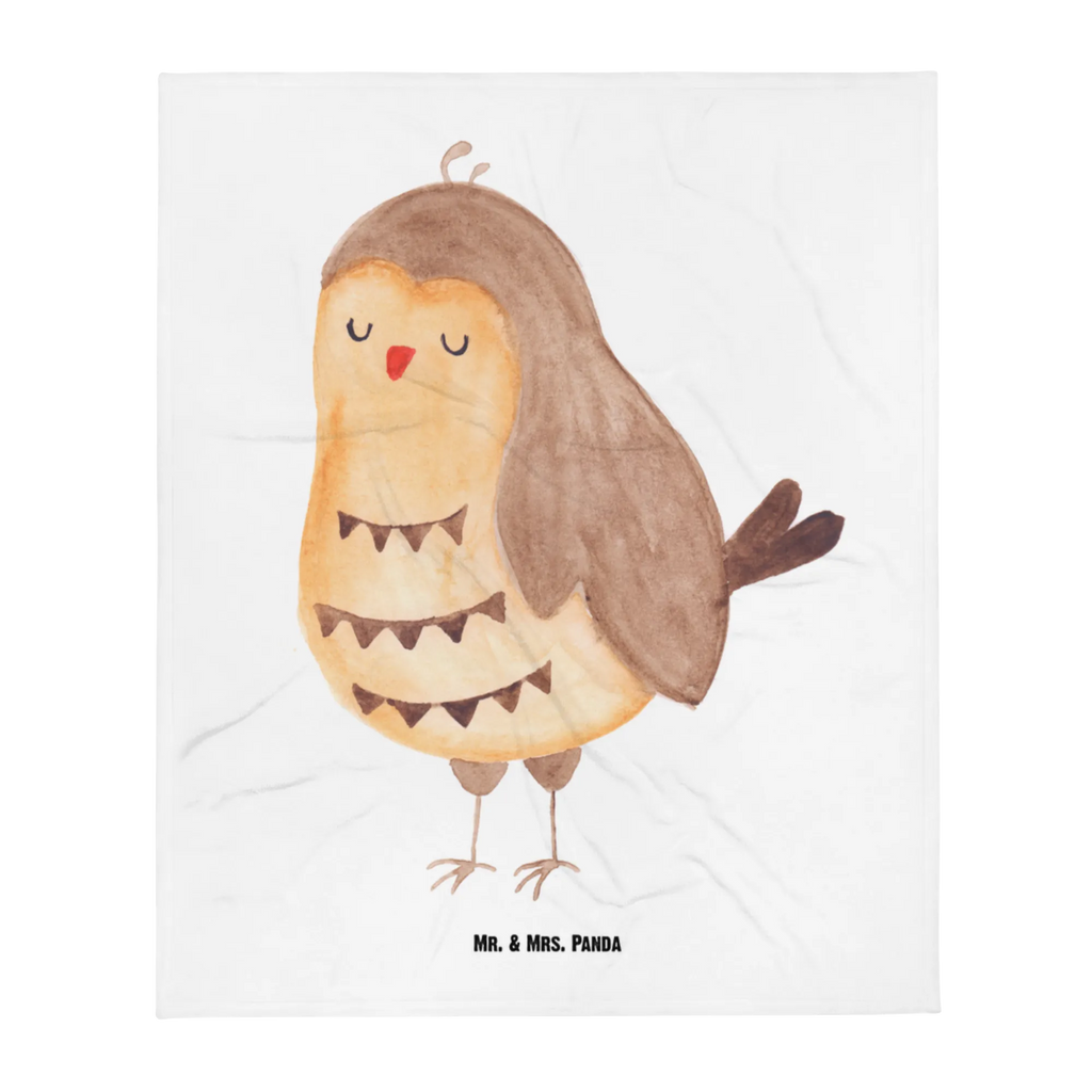 Kocyk dla niemowląt sowa zadowolona Babygeschenk, Babyecke Kuscheldecke, Babydecke, Geschenk Geburt, Krabbeldecke, Eule, Owl, Spruch schön, Romantisch, Wortspiel lustig, Eule deko, Eule Spruch, Liebe Spruch, Geschenk Hochzeitstag