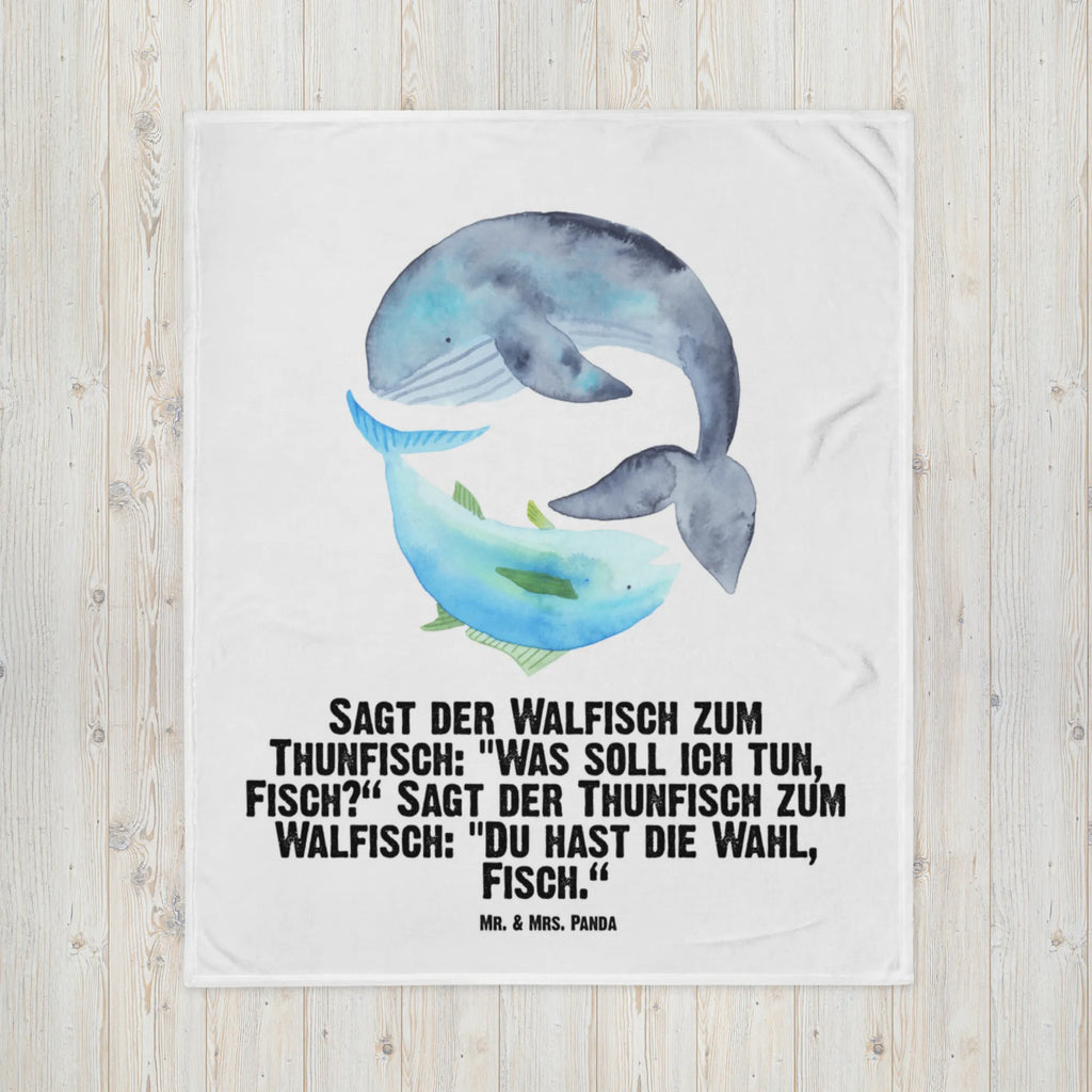 Babydecke Walfisch & Thunfisch Babygeschenk, Babydecke, Babyecke Kuscheldecke, Krabbeldecke, Geschenk Geburt, Tiermotive, Gute Laune, lustige Sprüche, Tiere, Flachwitz Geschenk, Wal, Witz, Wahl, Spruch des Tages, Tunfisch, Flachwitz, Spruch lustig, Wortwitz lustig