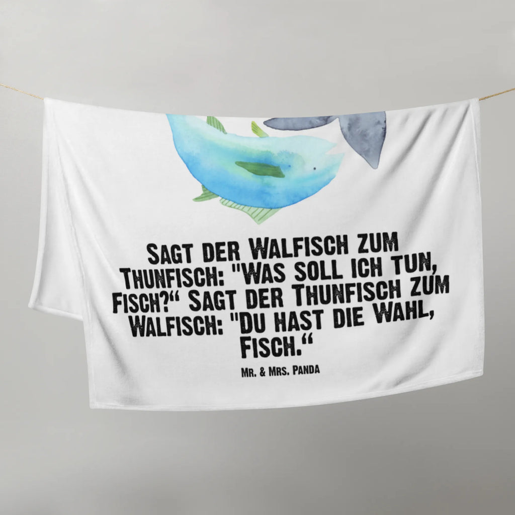 Babydecke Walfisch & Thunfisch Babygeschenk, Babydecke, Babyecke Kuscheldecke, Krabbeldecke, Geschenk Geburt, Tiermotive, Gute Laune, lustige Sprüche, Tiere, Flachwitz Geschenk, Wal, Witz, Wahl, Spruch des Tages, Tunfisch, Flachwitz, Spruch lustig, Wortwitz lustig