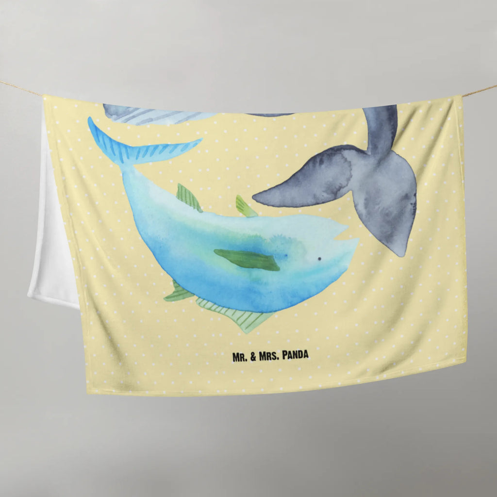 Babydecke Walfisch & Thunfisch Babygeschenk, Babydecke, Babyecke Kuscheldecke, Krabbeldecke, Geschenk Geburt, Tiermotive, Gute Laune, lustige Sprüche, Tiere, Flachwitz Geschenk, Wal, Witz, Wahl, Spruch des Tages, Tunfisch, Flachwitz, Spruch lustig, Wortwitz lustig