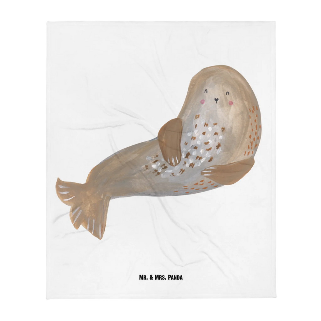 Baby blanket seal Laugh Babyecke Kuscheldecke, Babygeschenk, Krabbeldecke, Geschenk Geburt, Babydecke, Tiermotive, Gute Laune, lustige Sprüche, Tiere, Seehund, Ostsee, Robben, Strand, Nordsee, Meerestier, Robbe