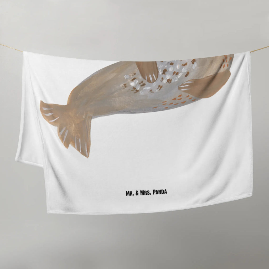 Baby blanket seal Laugh Babyecke Kuscheldecke, Babygeschenk, Krabbeldecke, Geschenk Geburt, Babydecke, Tiermotive, Gute Laune, lustige Sprüche, Tiere, Seehund, Ostsee, Robben, Strand, Nordsee, Meerestier, Robbe