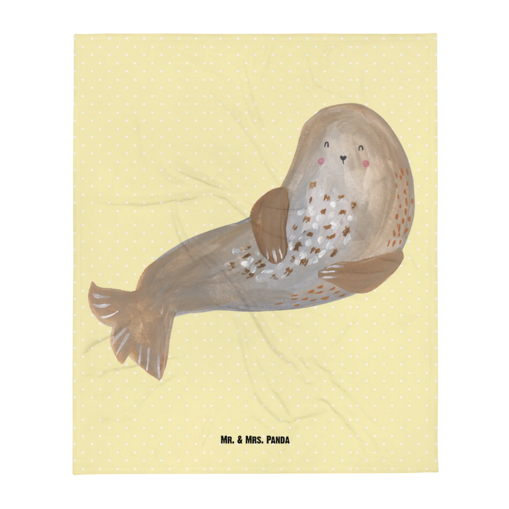 Baby blanket seal Laugh Babyecke Kuscheldecke, Babygeschenk, Krabbeldecke, Geschenk Geburt, Babydecke, Tiermotive, Gute Laune, lustige Sprüche, Tiere, Seehund, Ostsee, Robben, Strand, Nordsee, Meerestier, Robbe
