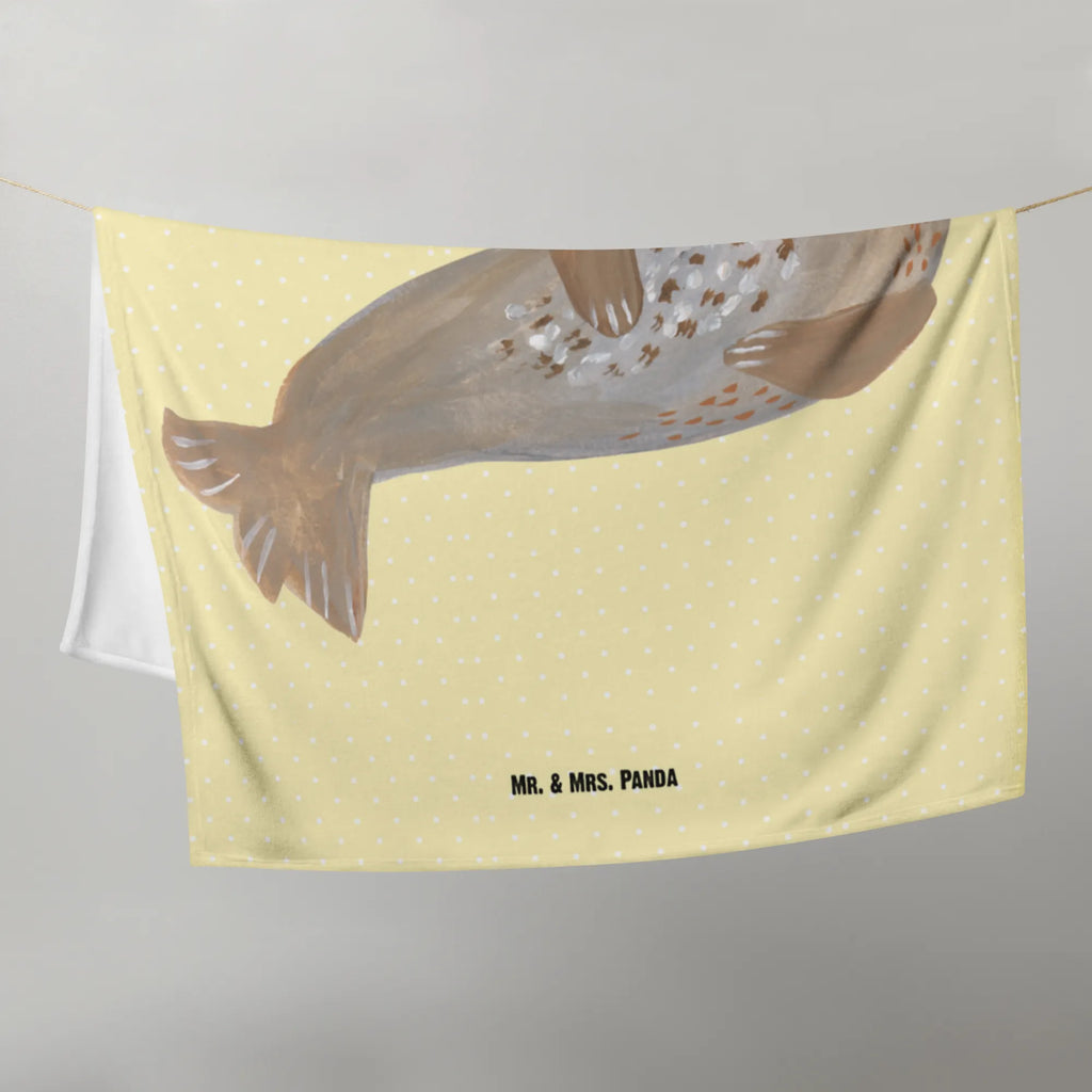 Baby blanket seal Laugh Babyecke Kuscheldecke, Babygeschenk, Krabbeldecke, Geschenk Geburt, Babydecke, Tiermotive, Gute Laune, lustige Sprüche, Tiere, Seehund, Ostsee, Robben, Strand, Nordsee, Meerestier, Robbe