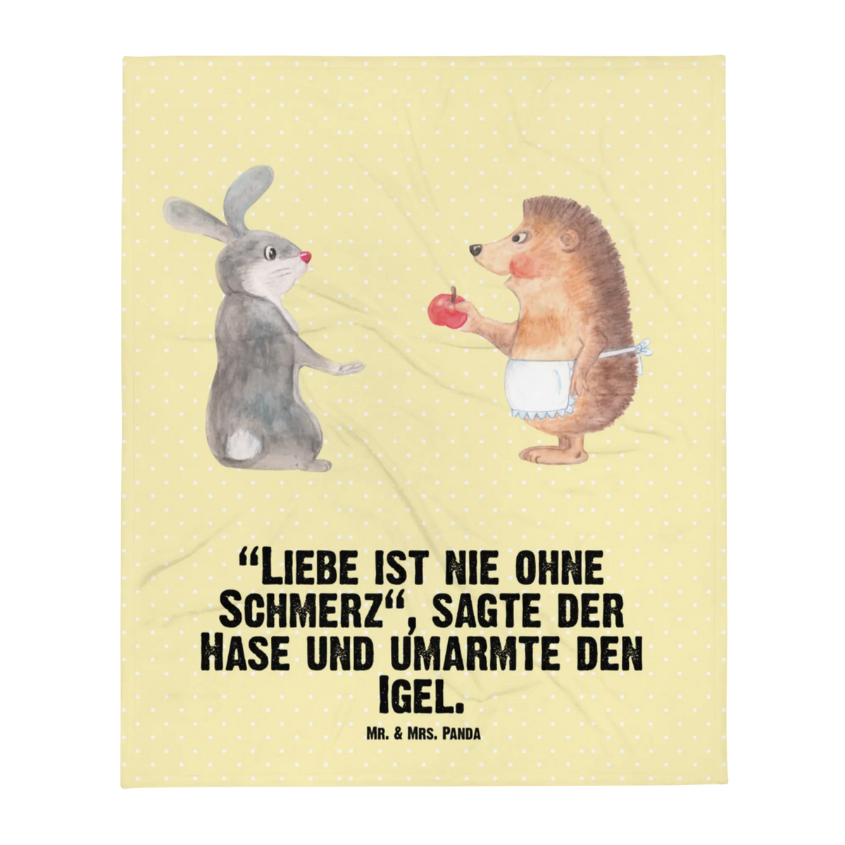 Babydecke Hase Igel