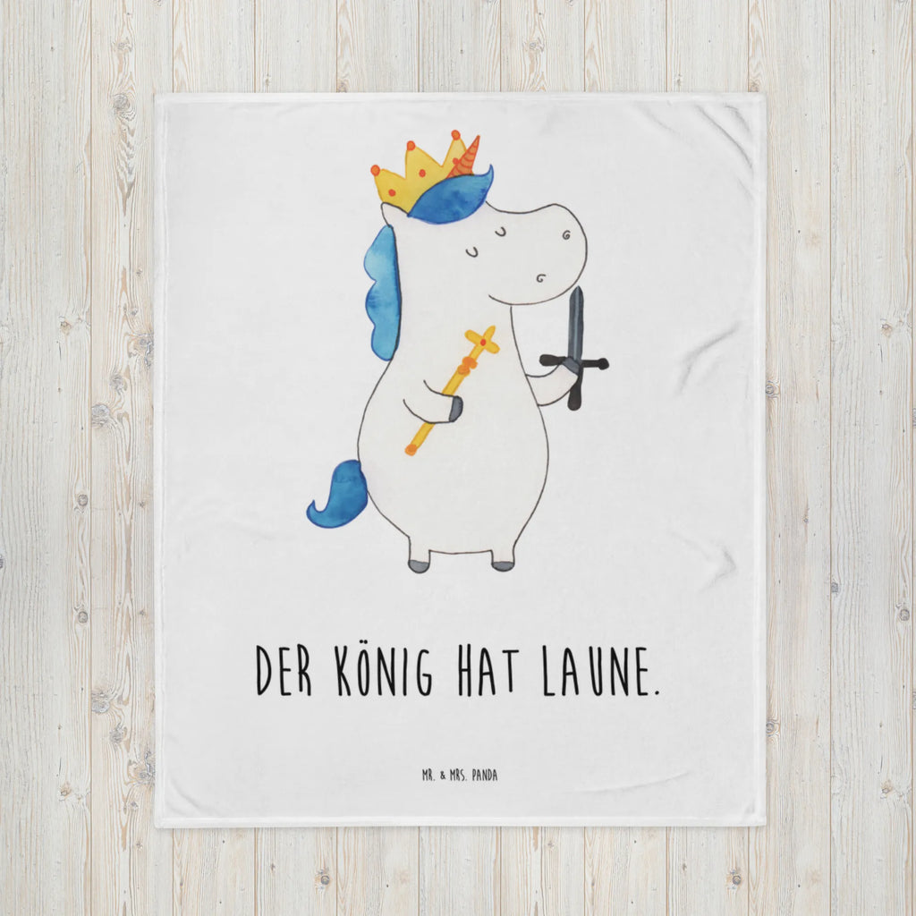 Baby blanket unicorn king with sword Krabbeldecke, Babyecke Kuscheldecke, Babygeschenk, Geschenk Geburt, Babydecke, Einhorn, Einhörner, Einhorn Deko, Unicorn, König, Mittelalter, Ritter