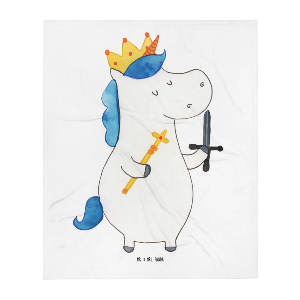 Baby blanket unicorn king with sword Krabbeldecke, Babyecke Kuscheldecke, Babygeschenk, Geschenk Geburt, Babydecke, Einhorn, Einhörner, Einhorn Deko, Unicorn, König, Mittelalter, Ritter