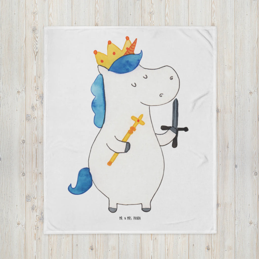 Baby blanket unicorn king with sword Krabbeldecke, Babyecke Kuscheldecke, Babygeschenk, Geschenk Geburt, Babydecke, Einhorn, Einhörner, Einhorn Deko, Unicorn, König, Mittelalter, Ritter