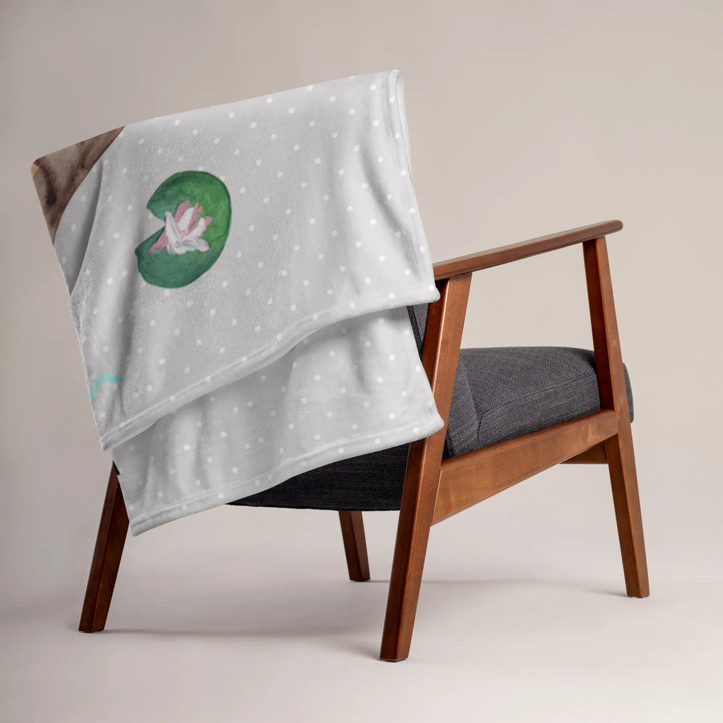 Kocyk dla niemowląt wydra lilia wodna Kuna, wydra, morska wydra