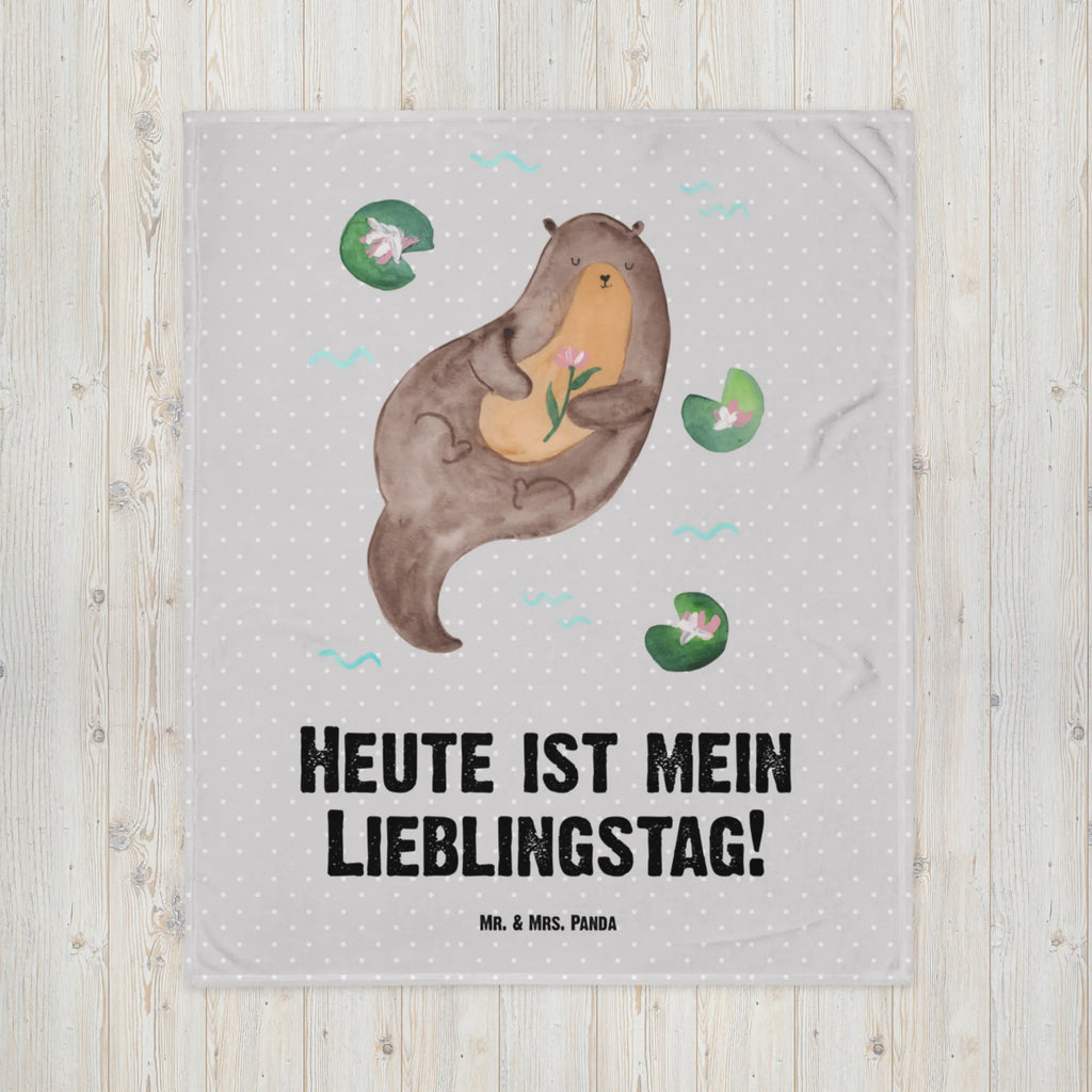 Kocyk dla niemowląt wydra lilia wodna Kuna, wydra, morska wydra