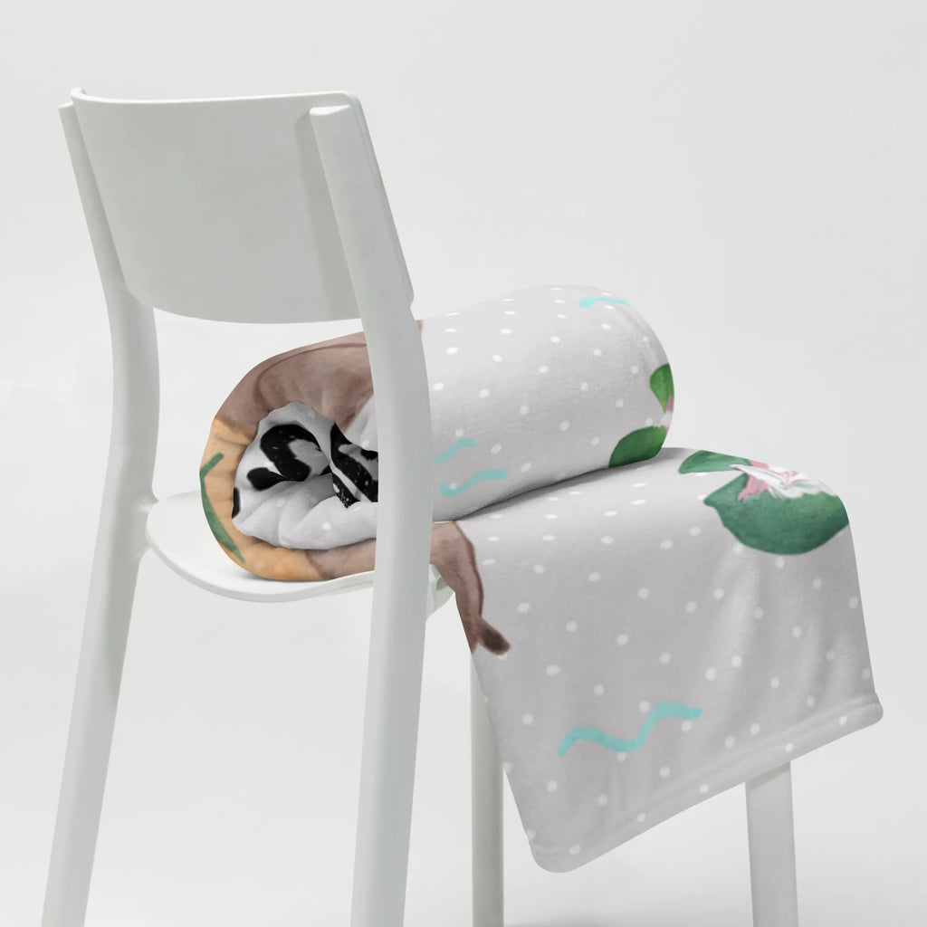 Kocyk dla niemowląt wydra lilia wodna Kuna, wydra, morska wydra