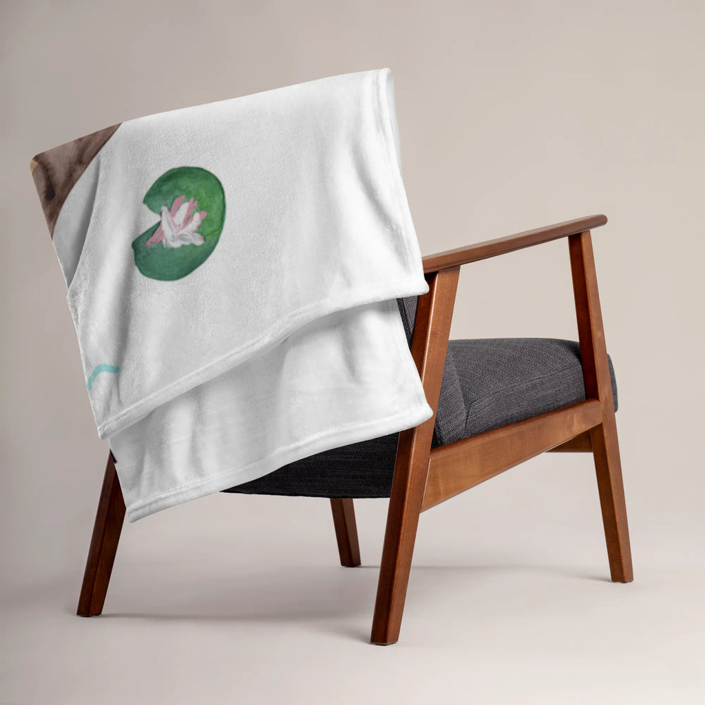 Kocyk dla niemowląt wydra lilia wodna Kuna, wydra, morska wydra