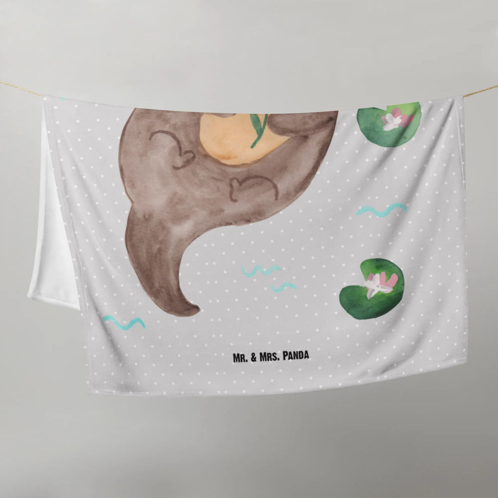 Kocyk dla niemowląt wydra lilia wodna Kuna, wydra, morska wydra