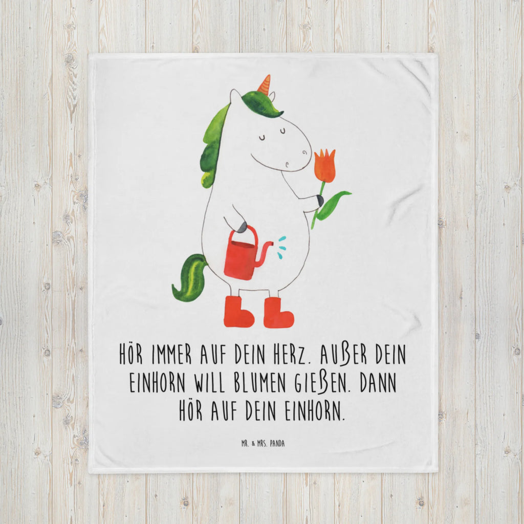 Babydecke Einhorn Gärtner Babydecke, Babygeschenk, Geschenk Geburt, Krabbeldecke, Babyecke Kuscheldecke, Einhorn, Einhörner, Einhorn Deko, Unicorn, Gießkanne, Lebenslust, Stiefel, Giesskanne, Luftballon, Garten, Freude, Freundin, Blume