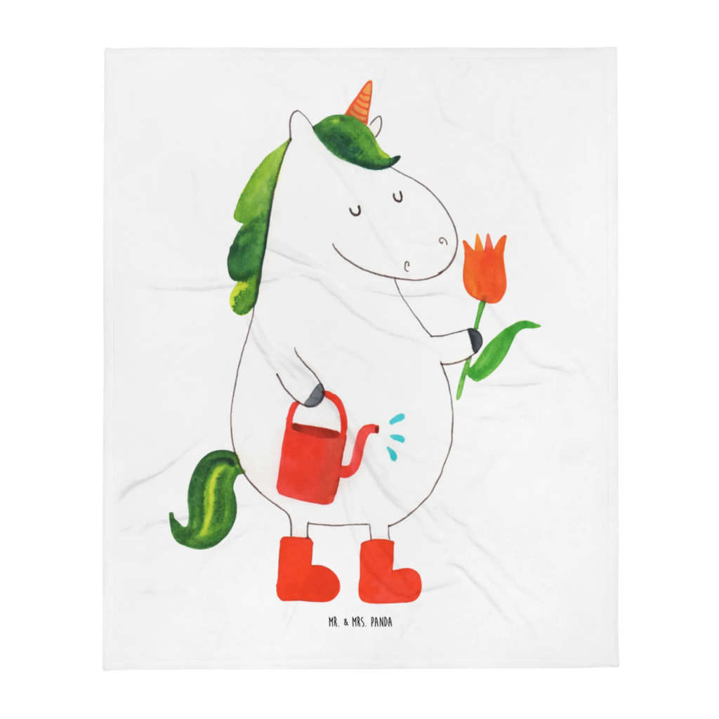 Babydecke Einhorn Gärtner Babydecke, Babygeschenk, Geschenk Geburt, Krabbeldecke, Babyecke Kuscheldecke, Einhorn, Einhörner, Einhorn Deko, Unicorn, Gießkanne, Lebenslust, Stiefel, Giesskanne, Luftballon, Garten, Freude, Freundin, Blume