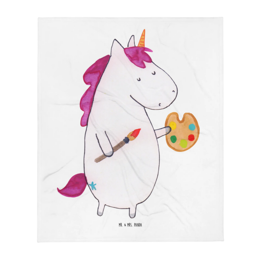 Babydecke Einhorn Künstler Schmusedecke, Jahrestagsgeschenk, Weihnachtsgeschenk, Teddydecke, Fleecedecke, Gemütlich, Dekodecke, Kinderdecke, Babydecke, Wohnzimmerdecke, Kuschelfleecedecke, Mikrofaser Decke, Dekoration, Geschenk Geburt, Krabbeldecke, Babyecke Kuscheldecke, Kuscheldecke XXL, Babygeschenk, Entspannen, Unicorn, Einhorn, Einhörner, Einhorn Deko, Geschenk, Farbe, Maler, Pinsel, Malen, Englisch, Welt, Stift, Zeichnen, Künstler, Artist