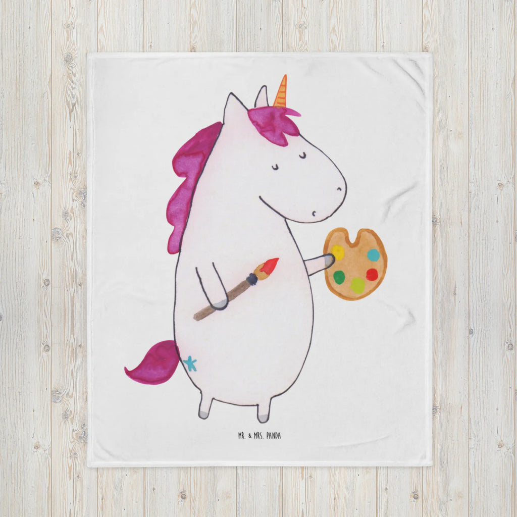 Babydecke Einhorn Künstler Schmusedecke, Jahrestagsgeschenk, Weihnachtsgeschenk, Teddydecke, Fleecedecke, Gemütlich, Dekodecke, Kinderdecke, Babydecke, Wohnzimmerdecke, Kuschelfleecedecke, Mikrofaser Decke, Dekoration, Geschenk Geburt, Krabbeldecke, Babyecke Kuscheldecke, Kuscheldecke XXL, Babygeschenk, Entspannen, Unicorn, Einhorn, Einhörner, Einhorn Deko, Geschenk, Farbe, Maler, Pinsel, Malen, Englisch, Welt, Stift, Zeichnen, Künstler, Artist