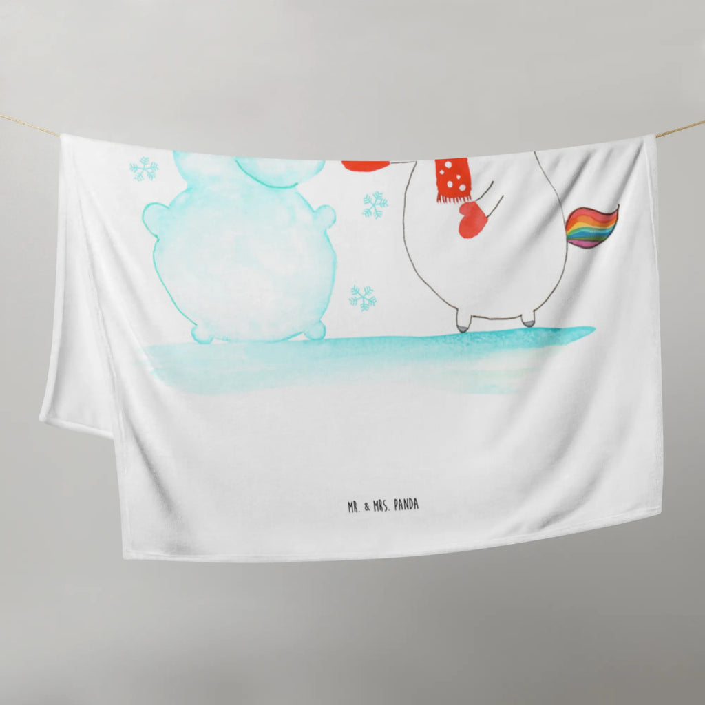 Baby blanket unicorn snowman unicorn, unicorns, Unicorn, Gloves, X-Mas, Snowman, Christmas Motif, Cap, Winter, Christmas, present, Cold, Cake, Snow, winter gift