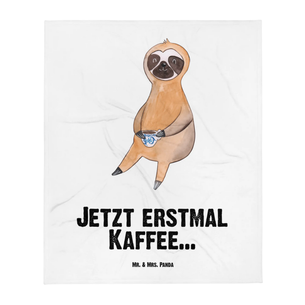 Babydecke Faultier Kaffee Babyecke Kuscheldecke, Krabbeldecke, Babydecke, Babygeschenk, Geschenk Geburt, Faultier, Faultier Geschenk, Faultier Deko, Kaffeetasse, Kaffeegetränk, Lieblingstier, Morgenmuffel, erster Kaffee, Coffee, Genießer, Faultiere, faul, Kaffee, Frühaufsteher
