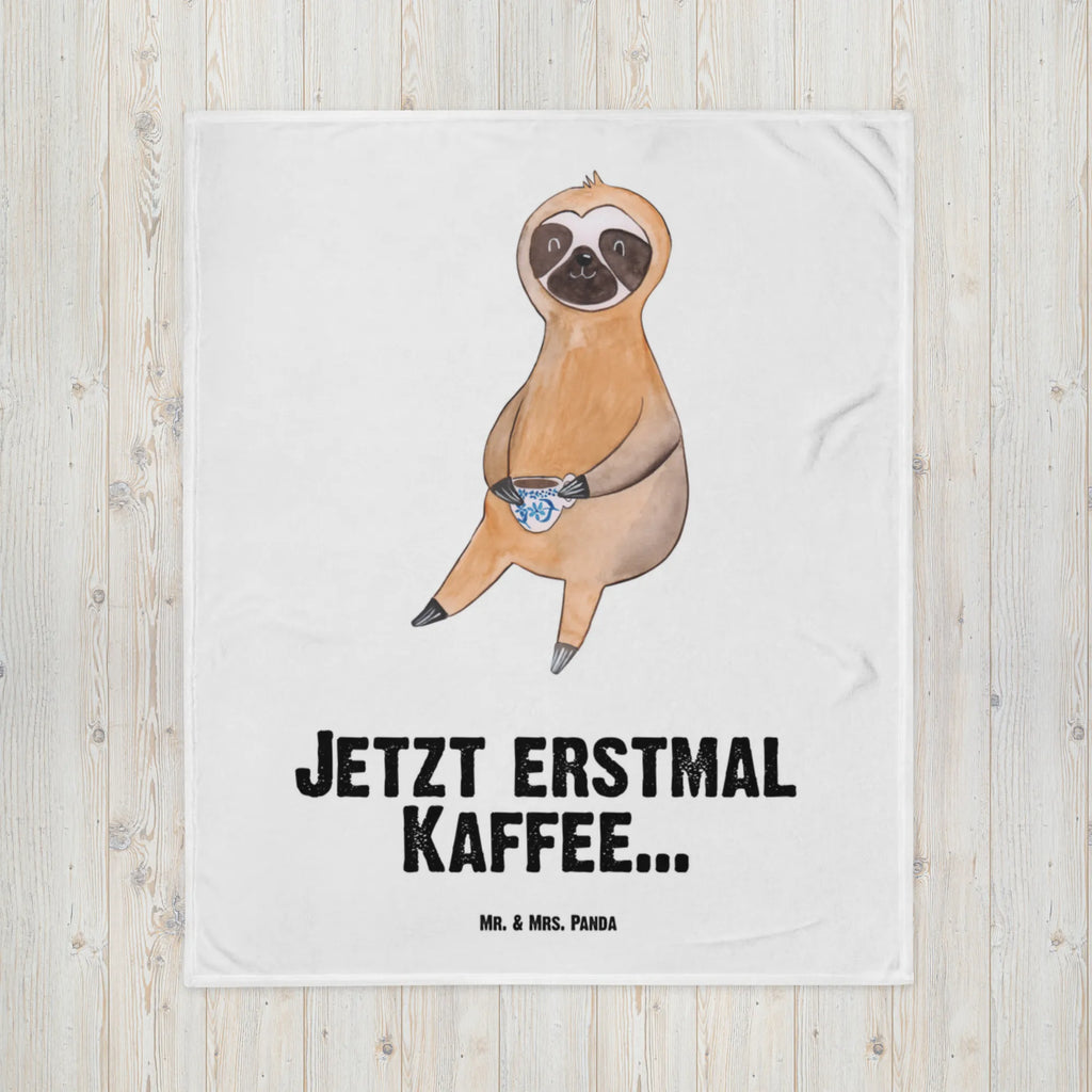 Babydecke Faultier Kaffee Babyecke Kuscheldecke, Krabbeldecke, Babydecke, Babygeschenk, Geschenk Geburt, Faultier, Faultier Geschenk, Faultier Deko, Kaffeetasse, Kaffeegetränk, Lieblingstier, Morgenmuffel, erster Kaffee, Coffee, Genießer, Faultiere, faul, Kaffee, Frühaufsteher