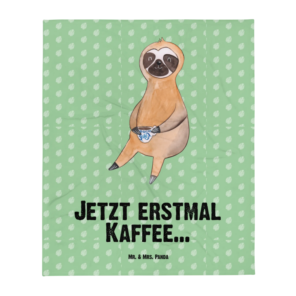 Babydecke Faultier Kaffee Babyecke Kuscheldecke, Krabbeldecke, Babydecke, Babygeschenk, Geschenk Geburt, Faultier, Faultier Geschenk, Faultier Deko, Kaffeetasse, Kaffeegetränk, Lieblingstier, Morgenmuffel, erster Kaffee, Coffee, Genießer, Faultiere, faul, Kaffee, Frühaufsteher