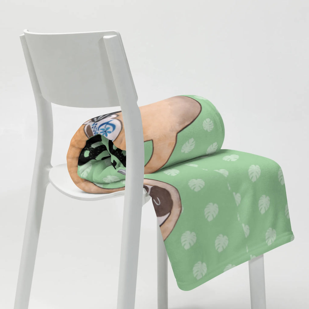 Babydecke Faultier Kaffee Babyecke Kuscheldecke, Krabbeldecke, Babydecke, Babygeschenk, Geschenk Geburt, Faultier, Faultier Geschenk, Faultier Deko, Kaffeetasse, Kaffeegetränk, Lieblingstier, Morgenmuffel, erster Kaffee, Coffee, Genießer, Faultiere, faul, Kaffee, Frühaufsteher