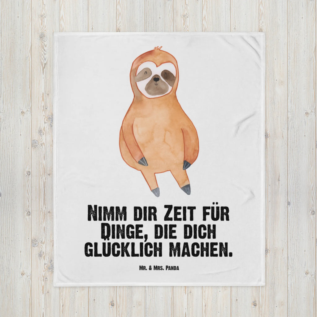 Kocyk dla niemowląt leniwiec Zadowolony Leniwiec, prezent z leniwcem, dekoracja z leniwcem