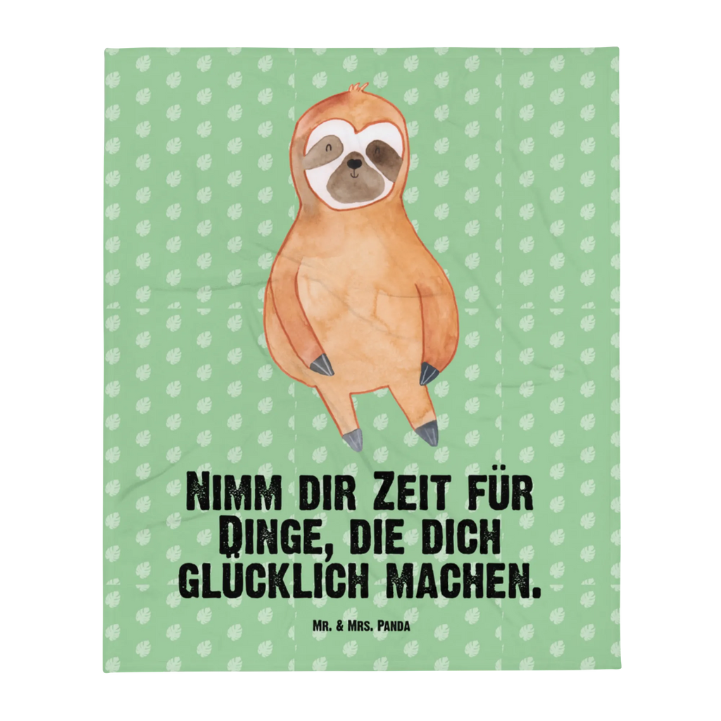 Kocyk dla niemowląt leniwiec Zadowolony Leniwiec, prezent z leniwcem, dekoracja z leniwcem