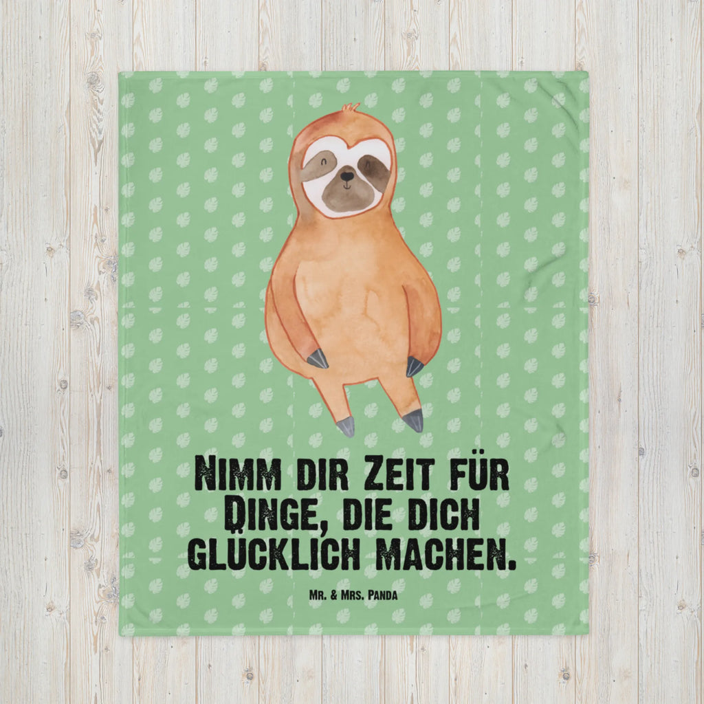 Kocyk dla niemowląt leniwiec Zadowolony Leniwiec, prezent z leniwcem, dekoracja z leniwcem