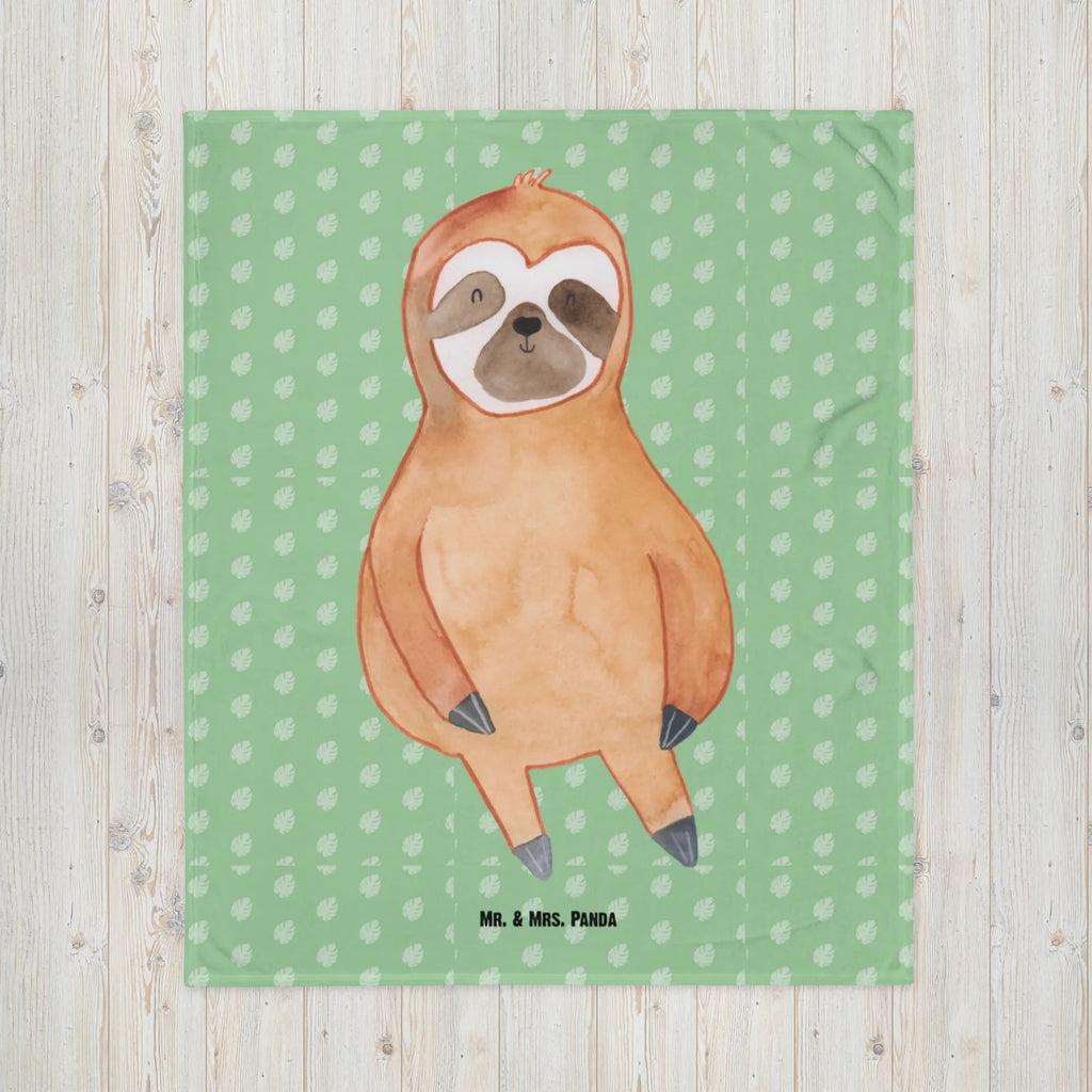 Kocyk dla niemowląt leniwiec Zadowolony Leniwiec, prezent z leniwcem, dekoracja z leniwcem