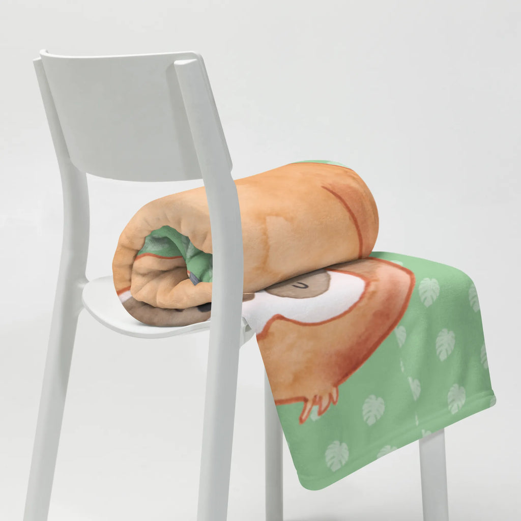 Kocyk dla niemowląt leniwiec Zadowolony Leniwiec, prezent z leniwcem, dekoracja z leniwcem