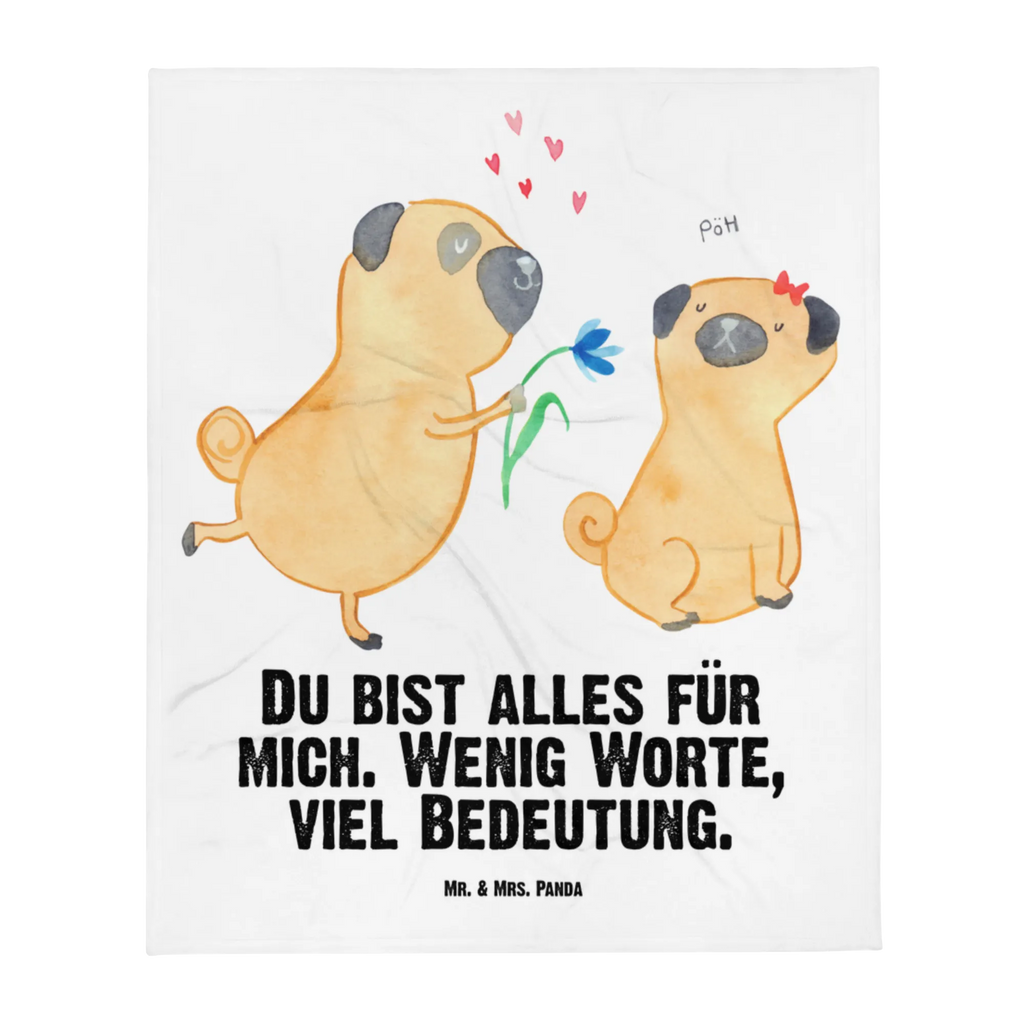 Kocyk dla niemowląt mops Zakochani Babygeschenk, Geschenk Geburt, Babydecke, Babyecke Kuscheldecke, Krabbeldecke, Hund, Hundemotiv, Haustier, Hunderasse, Tierliebhaber, Hundebesitzer, Sprüche, Liebesspruch. Verlobt, Liebe, Hundeliebe, verliebt, Mops, Möpse, Geschenk Freund, Partner