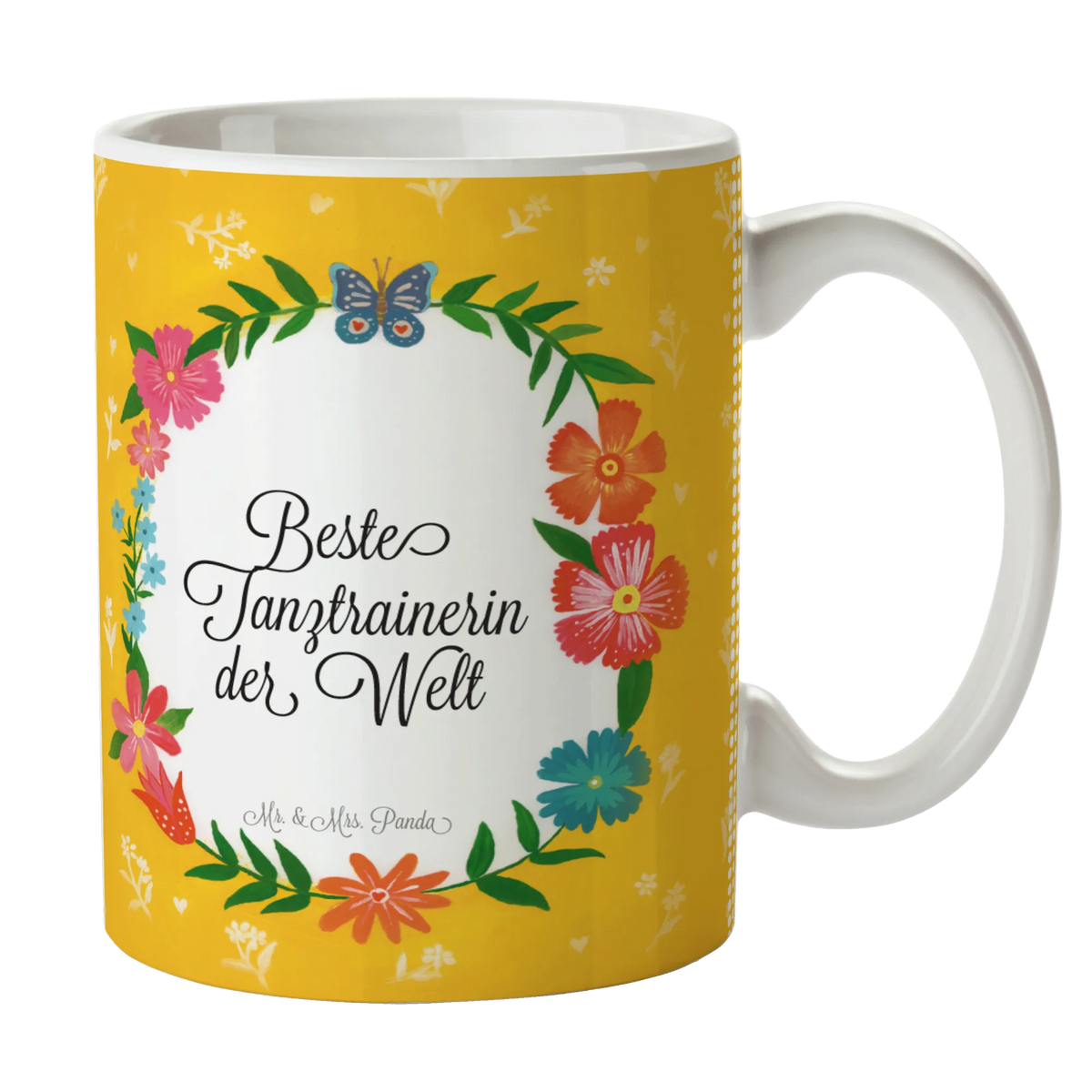 Mug Tanztrainerin tea mug, coffee mug, gift mug, latte mug, novelty mug, ceramic mug, mug with designs, custom mug, mug with quotes, personalized mug, office mug, mug, porcelain mug, Flowers Love Flower