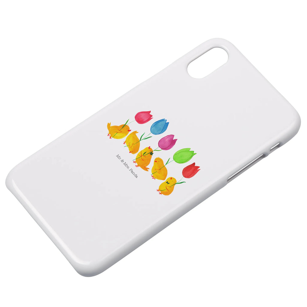 Phone case chick parade mobile phone, case, mobile cover, Iphone 10, mobile phone case, Iphone X, cover, Easter, Easter bunny, Tulips, Happy Easter, Easter greetings, Chicks, Flowers, Parade