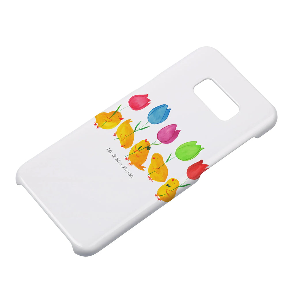 Phone case chick parade mobile phone, case, mobile cover, Iphone 10, mobile phone case, Iphone X, cover, Easter, Easter bunny, Tulips, Happy Easter, Easter greetings, Chicks, Flowers, Parade