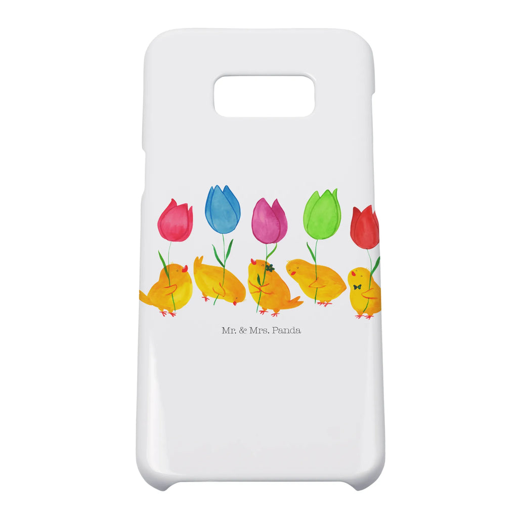 Phone case chick parade mobile phone, case, mobile cover, Iphone 10, mobile phone case, Iphone X, cover, Easter, Easter bunny, Tulips, Happy Easter, Easter greetings, Chicks, Flowers, Parade