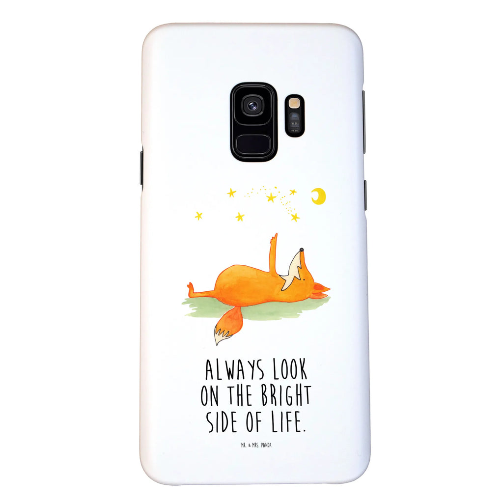 Handyhülle Fuchs Sterne Iphone 10, Handyhülle, Handy, Hülle, Handycover, Cover, Handy Case, Iphone X, Fuchs, Always Look On The Bright Side Of Life, Spruch Positiv, Füchse, Tröstende Worte, Romantik, Spruch schön