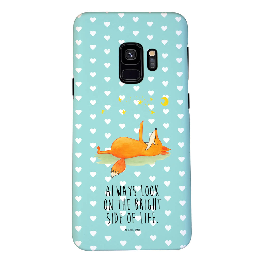 Handyhülle Fuchs Sterne Iphone 10, Handyhülle, Handy, Hülle, Handycover, Cover, Handy Case, Iphone X, Fuchs, Always Look On The Bright Side Of Life, Spruch Positiv, Füchse, Tröstende Worte, Romantik, Spruch schön