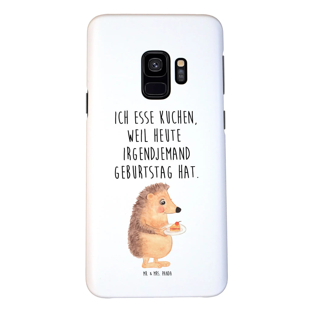 Phone case Hedgehog piece of cake mobile phone, Iphone X, cover, mobile phone case, mobile cover, case, Iphone 10, small animals, cute, funny, cute animal motives, hand drawn, small world, funny sayings, good mood, happy, gifts, gift ideas, special gifts, animal lover, card, bake cake, hedgehog, baking gift, cake, food saying, invitation party, birthday cake