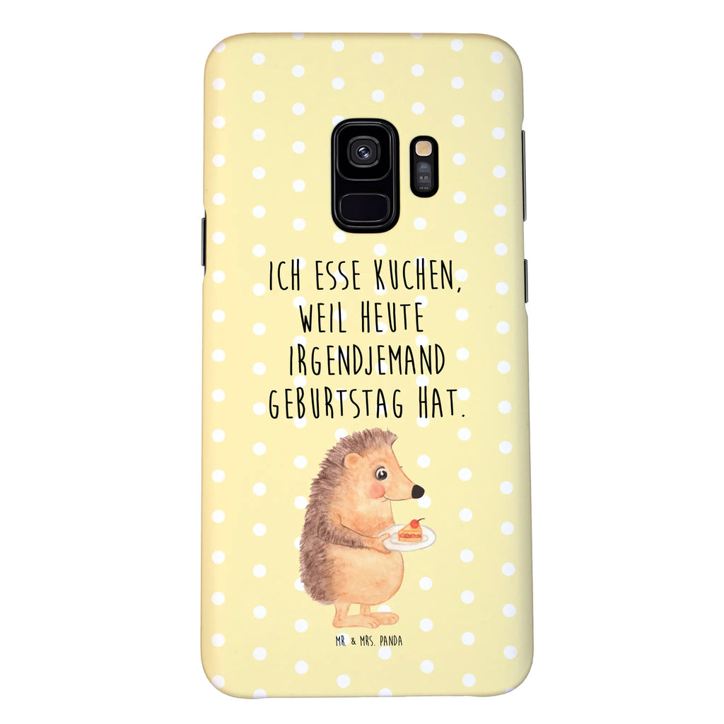 Phone case Hedgehog piece of cake mobile phone, Iphone X, cover, mobile phone case, mobile cover, case, Iphone 10, small animals, cute, funny, cute animal motives, hand drawn, small world, funny sayings, good mood, happy, gifts, gift ideas, special gifts, animal lover, card, bake cake, hedgehog, baking gift, cake, food saying, invitation party, birthday cake