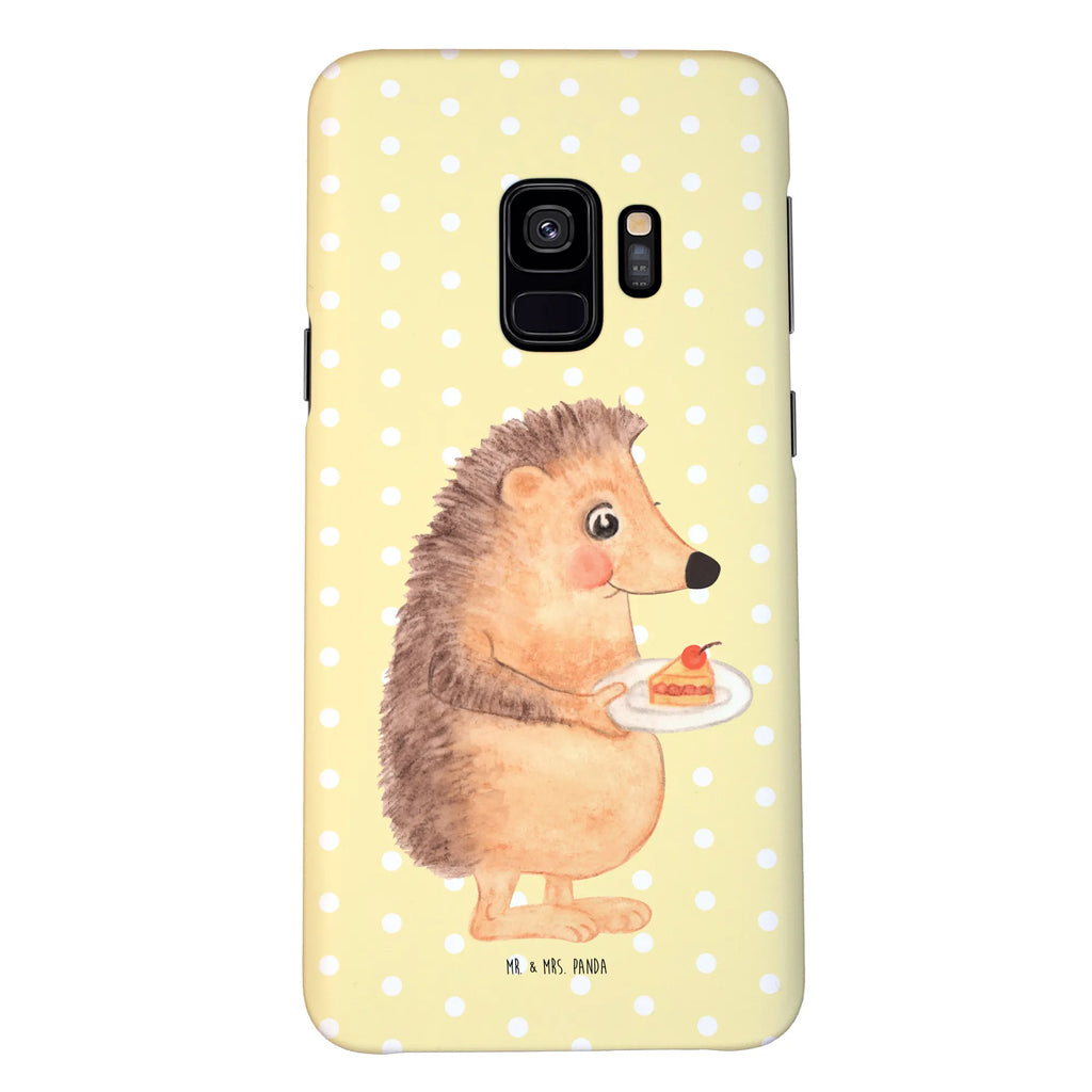 Phone case Hedgehog piece of cake mobile phone, Iphone X, cover, mobile phone case, mobile cover, case, Iphone 10, small animals, cute, funny, cute animal motives, hand drawn, small world, funny sayings, good mood, happy, gifts, gift ideas, special gifts, animal lover, card, bake cake, hedgehog, baking gift, cake, food saying, invitation party, birthday cake