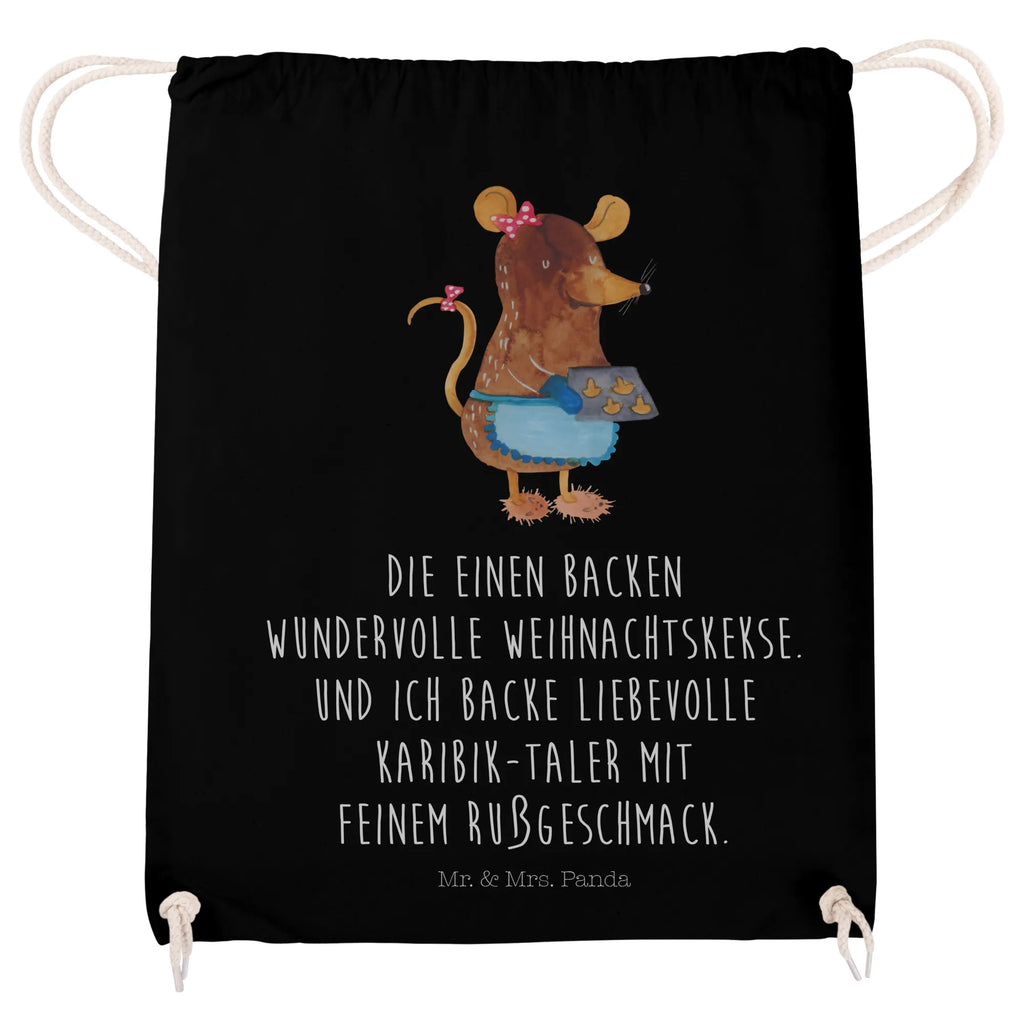 Drawstring bag Mouse Cookies sports bag, carrier bag, gym bag, hipster, bag, jute bag, Winter, Christmas, Christmas time, snow, chaosqueen, cookies, mouse, christmas baking, christmas, christmas cookies, baking, winter