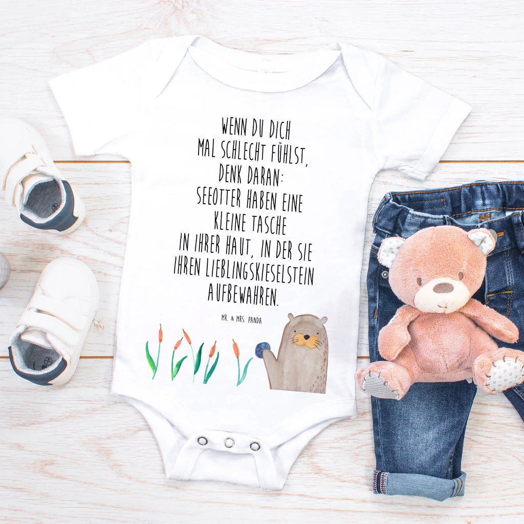 Organic Baby Body otter Stone babykleidung strampler, Baby-Body, Babystrampler, Strampler, babyanzug, overall baby, baby overall, Babybody, bio babybody, Einteiler, strampelanzug, babykleidung body, Baby Body, Otter, Fischotter, Seeotter, Otter Seeotter See Otter