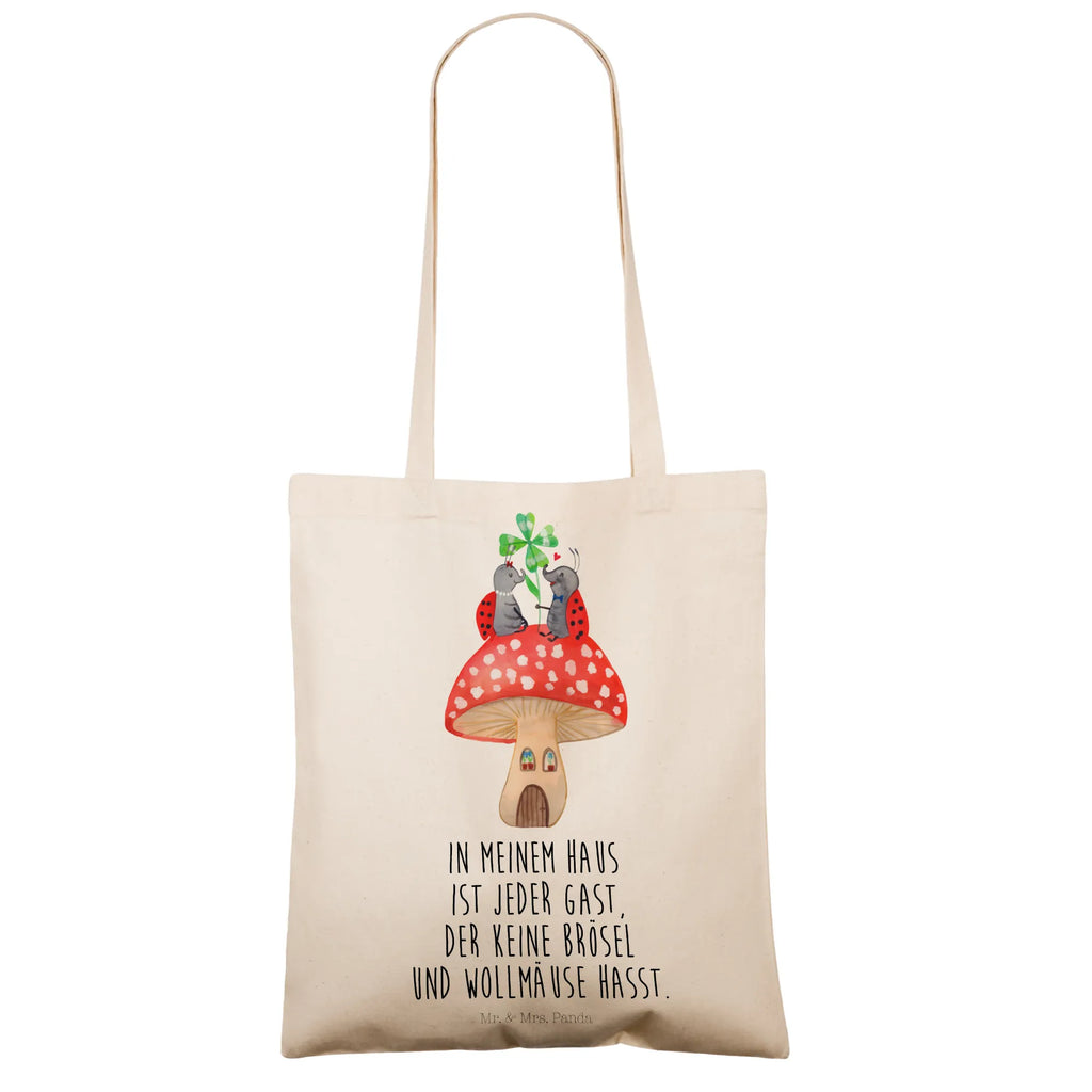 Tote bag ladybug toadstool Einkaufsbeutel, bedruckte tasche, Einkaufstüte, Stofftasche, Tragetasche, uni tasche, shopping tasche, Statementbeutel, Jutetasche, Schultasche, Beutel, Laptoptasche, Beuteltasche, büchertasche, Tasche, Henkeltasche, Strandtasche, Shopper, unitasche, Tüte, Jutebeutel, Schultertasche, Umhängetasche, Einkaufstasche, tote bag, Leinentasche, Stoffbeutel, Alltagstasche, Badetasche, Baumwolltasche, baumwollbeutel, Gute Laune, Tiermotive, Tiere, lustige Sprüche, Fleigenpilzhaus, Wohnung, Haus, Fliegenpilz, Marienkäfer, zuhause