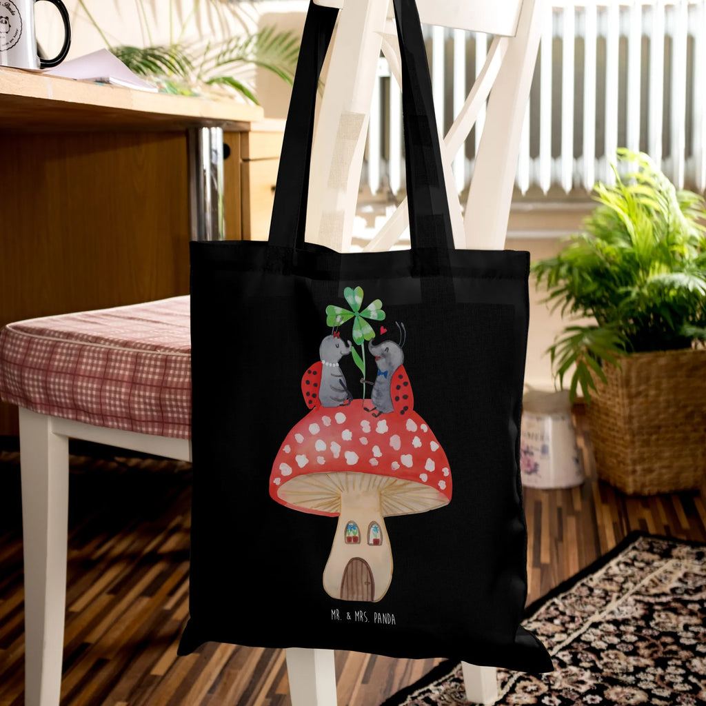 Tote bag ladybug toadstool Einkaufsbeutel, bedruckte tasche, Einkaufstüte, Stofftasche, Tragetasche, uni tasche, shopping tasche, Statementbeutel, Jutetasche, Schultasche, Beutel, Laptoptasche, Beuteltasche, büchertasche, Tasche, Henkeltasche, Strandtasche, Shopper, unitasche, Tüte, Jutebeutel, Schultertasche, Umhängetasche, Einkaufstasche, tote bag, Leinentasche, Stoffbeutel, Alltagstasche, Badetasche, Baumwolltasche, baumwollbeutel, Gute Laune, Tiermotive, Tiere, lustige Sprüche, Fleigenpilzhaus, Wohnung, Haus, Fliegenpilz, Marienkäfer, zuhause