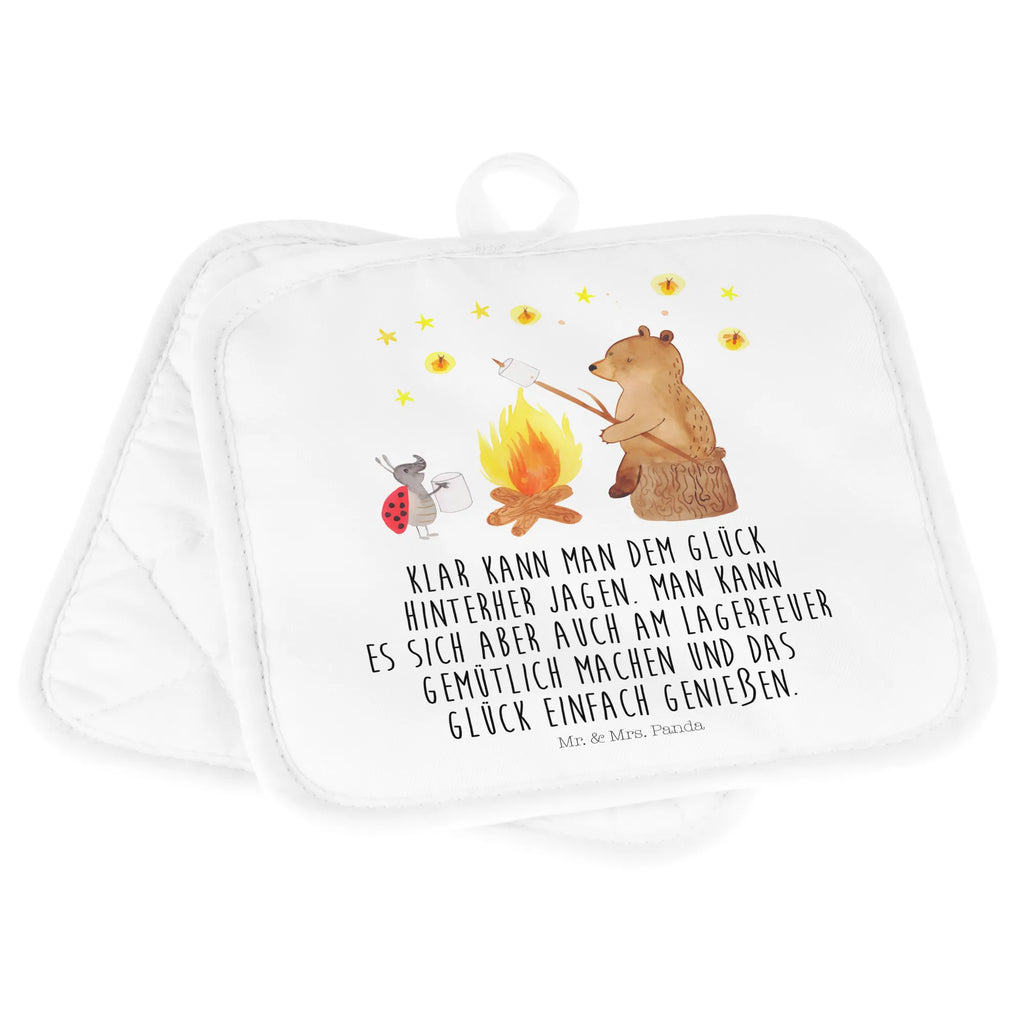 2er Set Topflappen  Bär & Marienkäfer Lagerfeuer Topflappen 2er Set, Topfhandschuhe, Topflappen, 2er Set Topflappen, topfhalter, Topflappenset, Topflappen Set, Topfuntersetzer, Teddy, Bär, Teddybär, Lagerfeuer