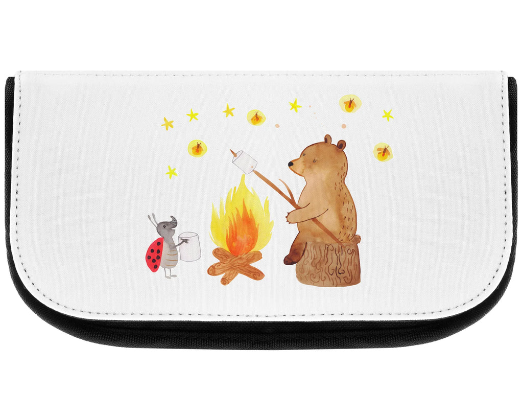 Cosmetics bag Bear & Ladybird campfire Cosmetic bag, Toilet bag, Sludge bag, Cosmetics, Mudflap case, Wallet, Bag, Make-up bag, bear, teddy, teddy bear, cuddly toy, Campfire