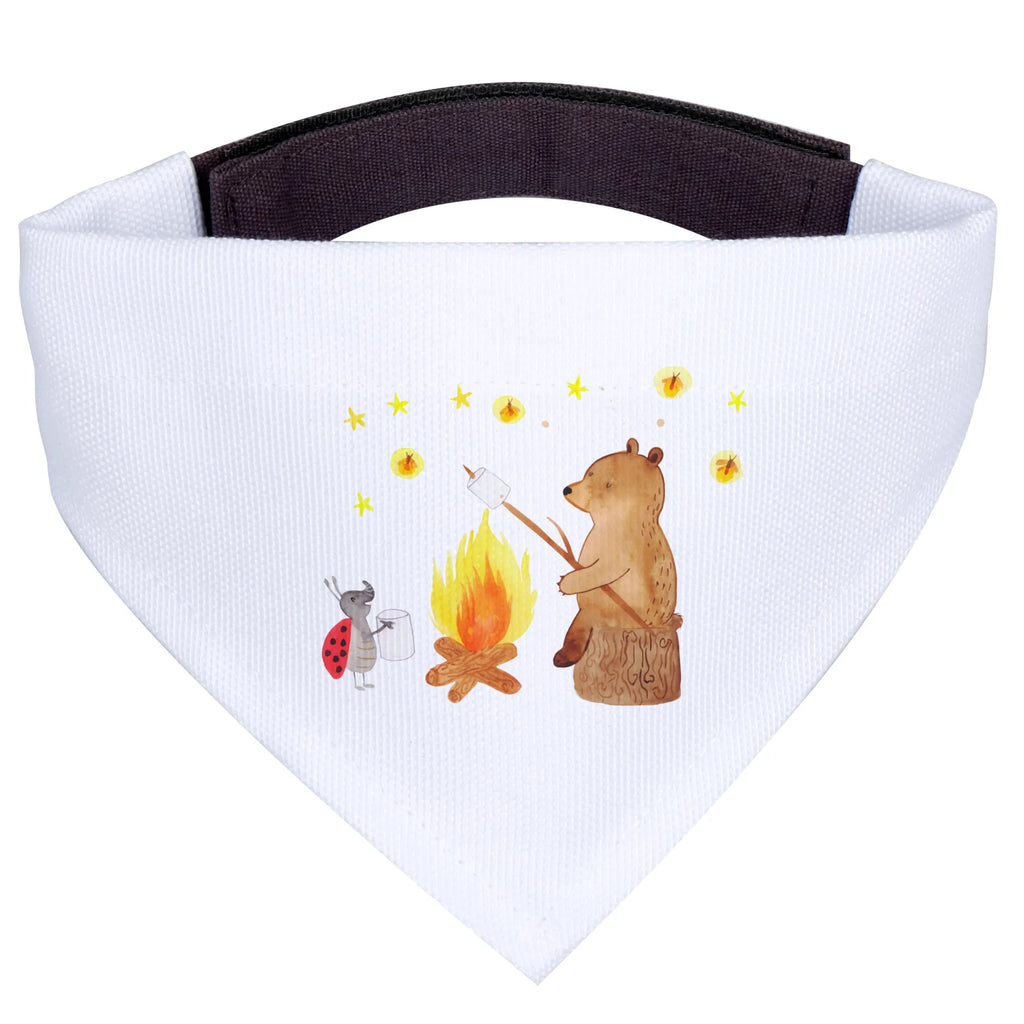 Chusta na szyję dla psa L Niedźwiedź i biedronka przy ognisku Halstuch, Mittelgroße Hunde, Tuch, Hunde, Mittel, Hundehalstuch, Bär, Teddybär, Teddy, Lagerfeuer