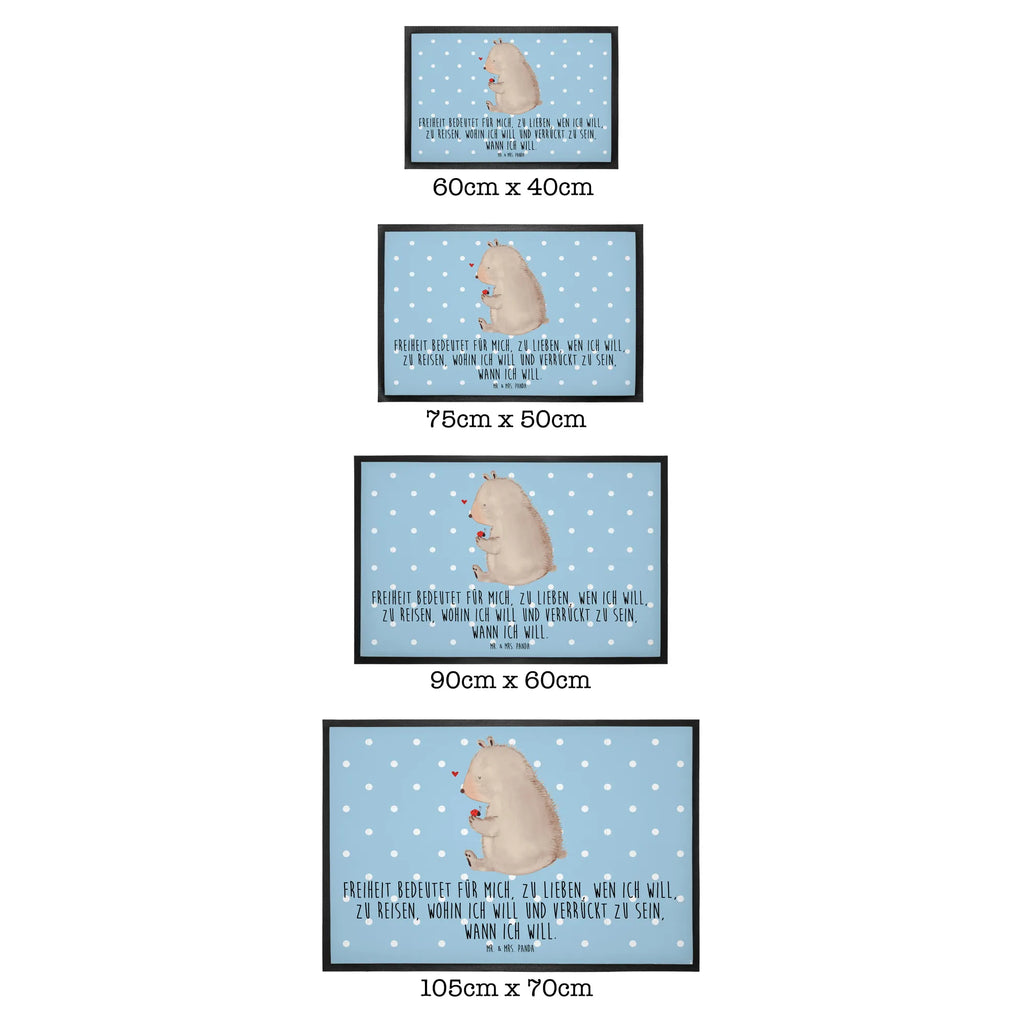 Doormat bear ladybug Schuhabstreifer, Abtretmatte, Fußmatten, fußmatte, abstreifer, Schmutzmatte, Schmutzfänger, außenmatte, Eingangsmatte, hausmatte, Sauberlaufmatte, Abtreter, flurmatte, Schmutzfangmatte, matte haustür, schmutzfangmatten, Fußabstreifer, Eingangsteppich, sauberlaufmatten, Türmatte, Haustürmatte, türmatten, Fussmatte, Schmutzfangteppich, Türvorleger, Fußabtreter, Teddybär, Teddy, Bär, Das Leben Ist schön, Marienkäfer, Liebe, Freiheit, Motivation